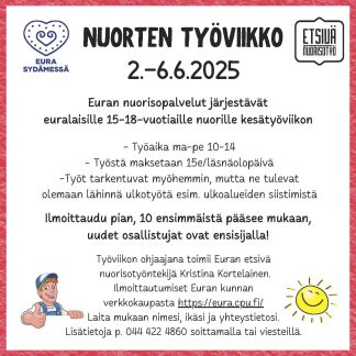Nuorten työviikko 2. - 6.6.2025 (30200-01)