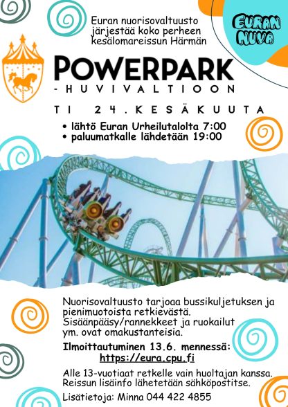 Retki PowerParkiin ti 24.6.