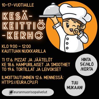 Kesäkeittiökerho to 19.6. (30200-05)