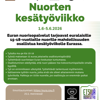 Nuorten kesätyöviikko 1.-5.6.2026