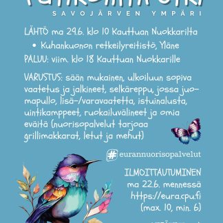 Patikointiretki Savojärven ympäri 13-17- vuotiaille